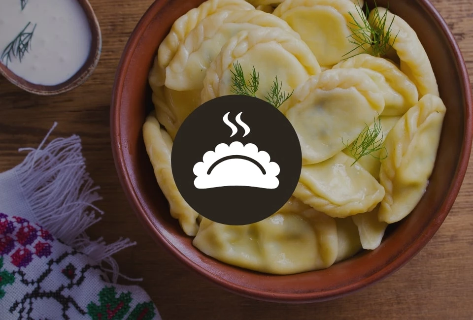 Pierogi w misce